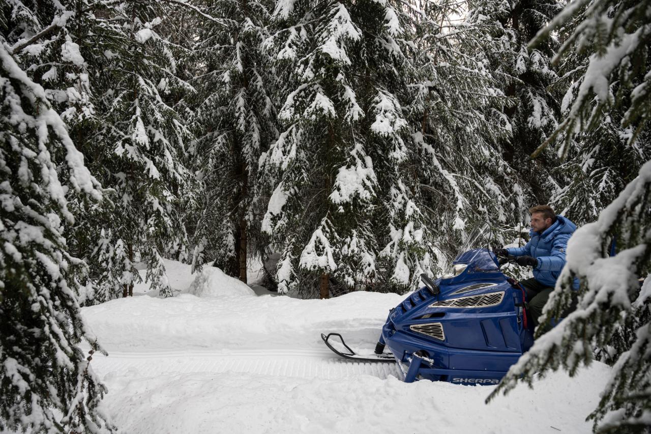 Escursione in motoslitta